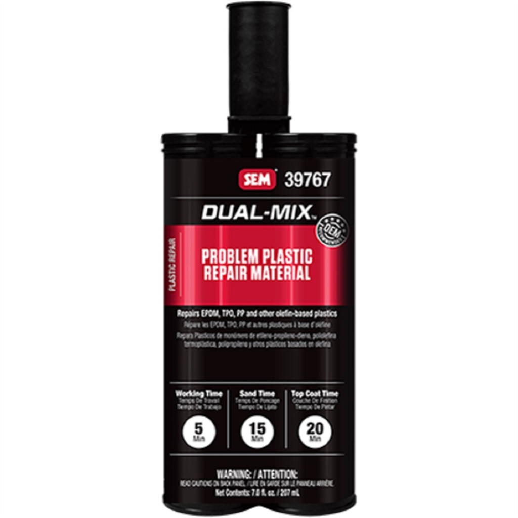 DUAL MIX PROBLEM PLASTIC REPAIR 5 MIN.