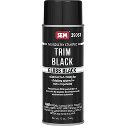 [SEM:39063] AERO GLOSS TRIM BLACK 16OZ