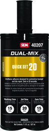 [SEM:40207] DUAL MIX QUICK SET 20 ADHESIVE